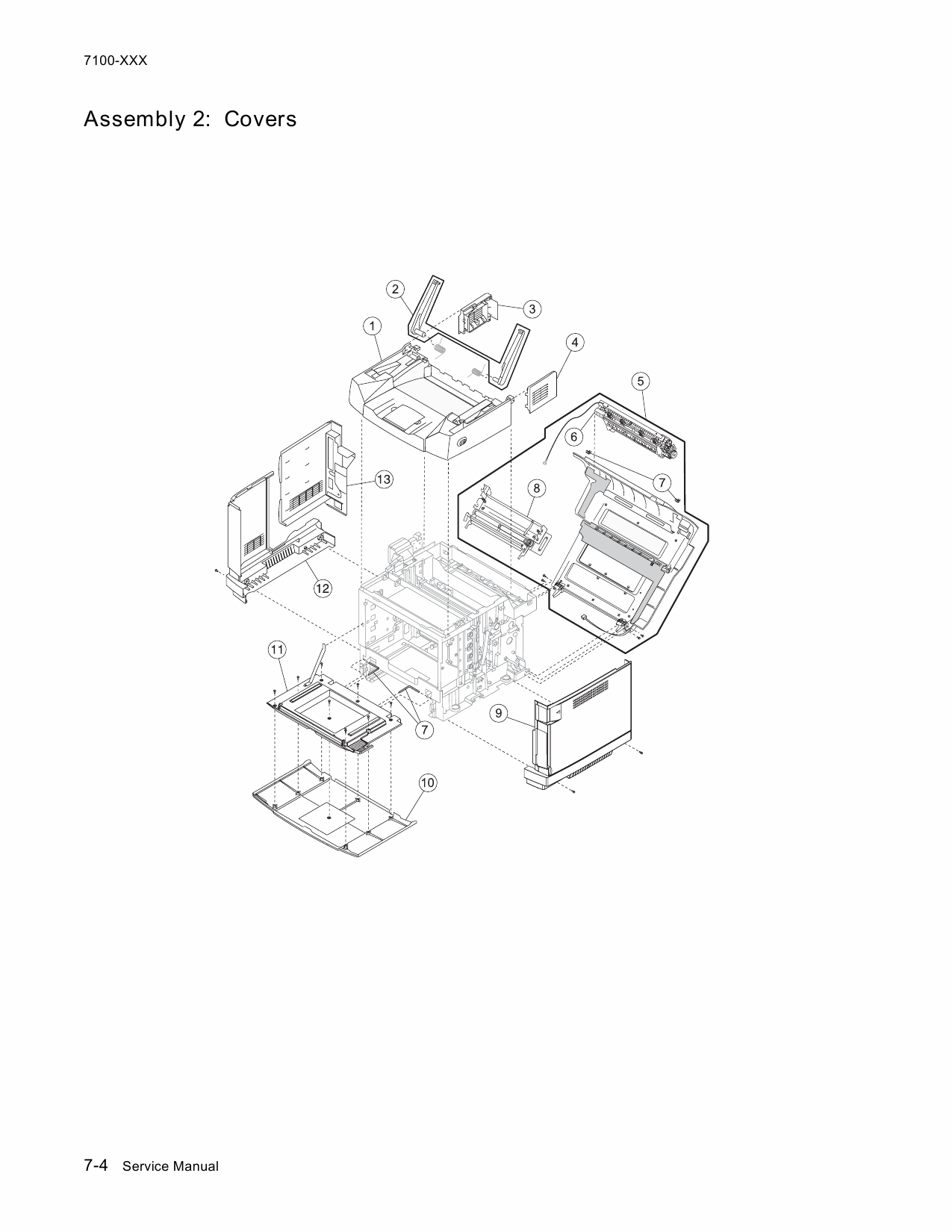 Lexmark X X500n X502nMFP 7100 Service Manual-6